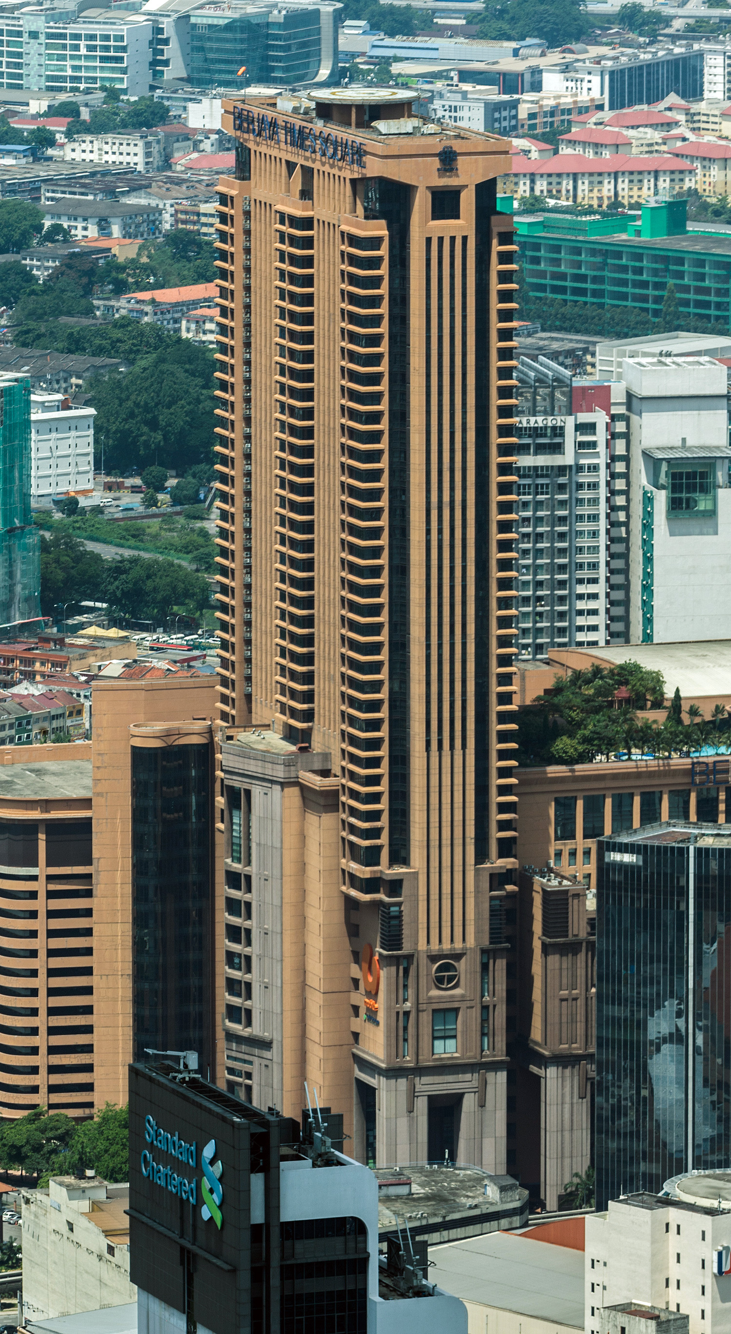 Berjaya Times Square Tower B - View from Petronas Tower 2 