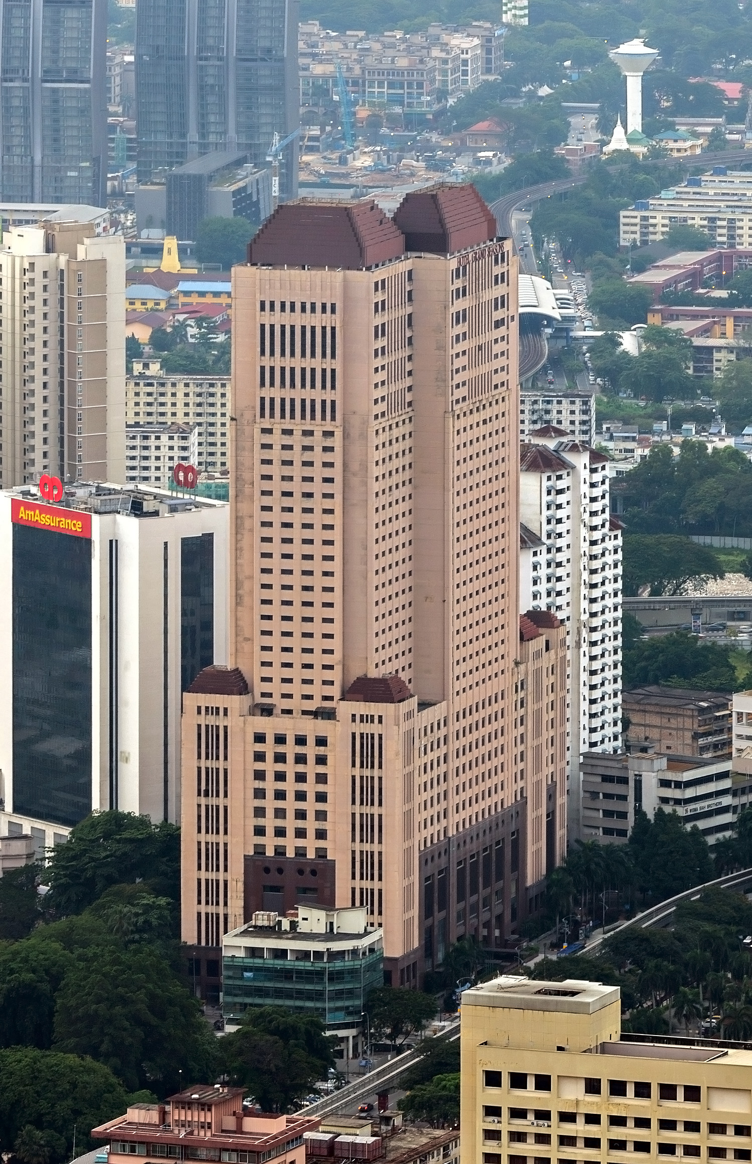 Grand Seasons Hotel - View from KL Tower 