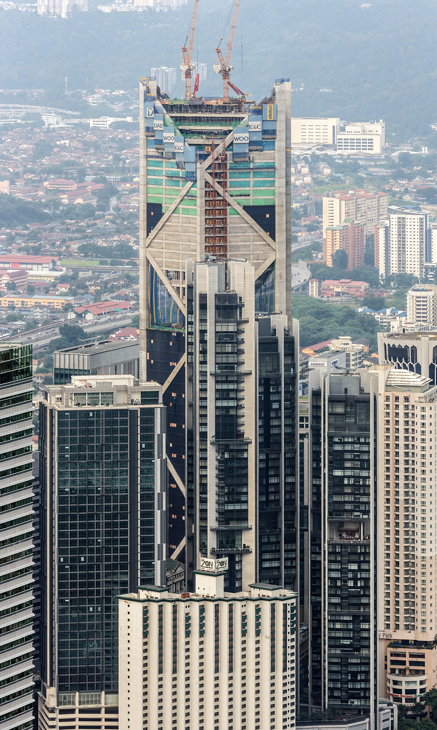 Ilham Tower - Under construction 