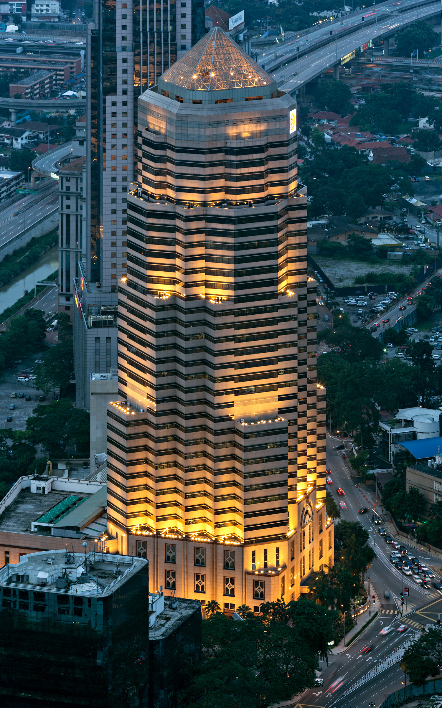 Menara Public Bank - View from KL Tower 