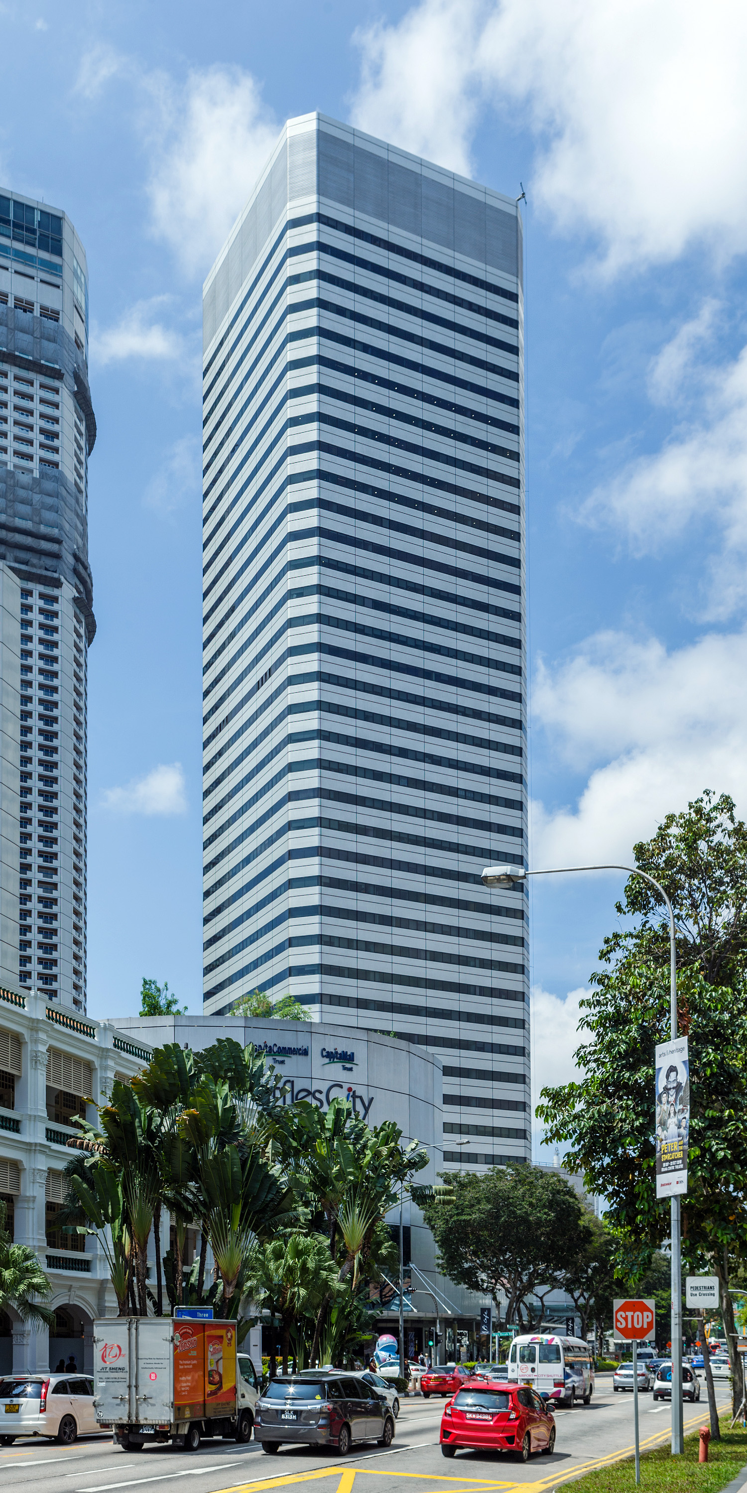 Raffles City Tower - View from the north 