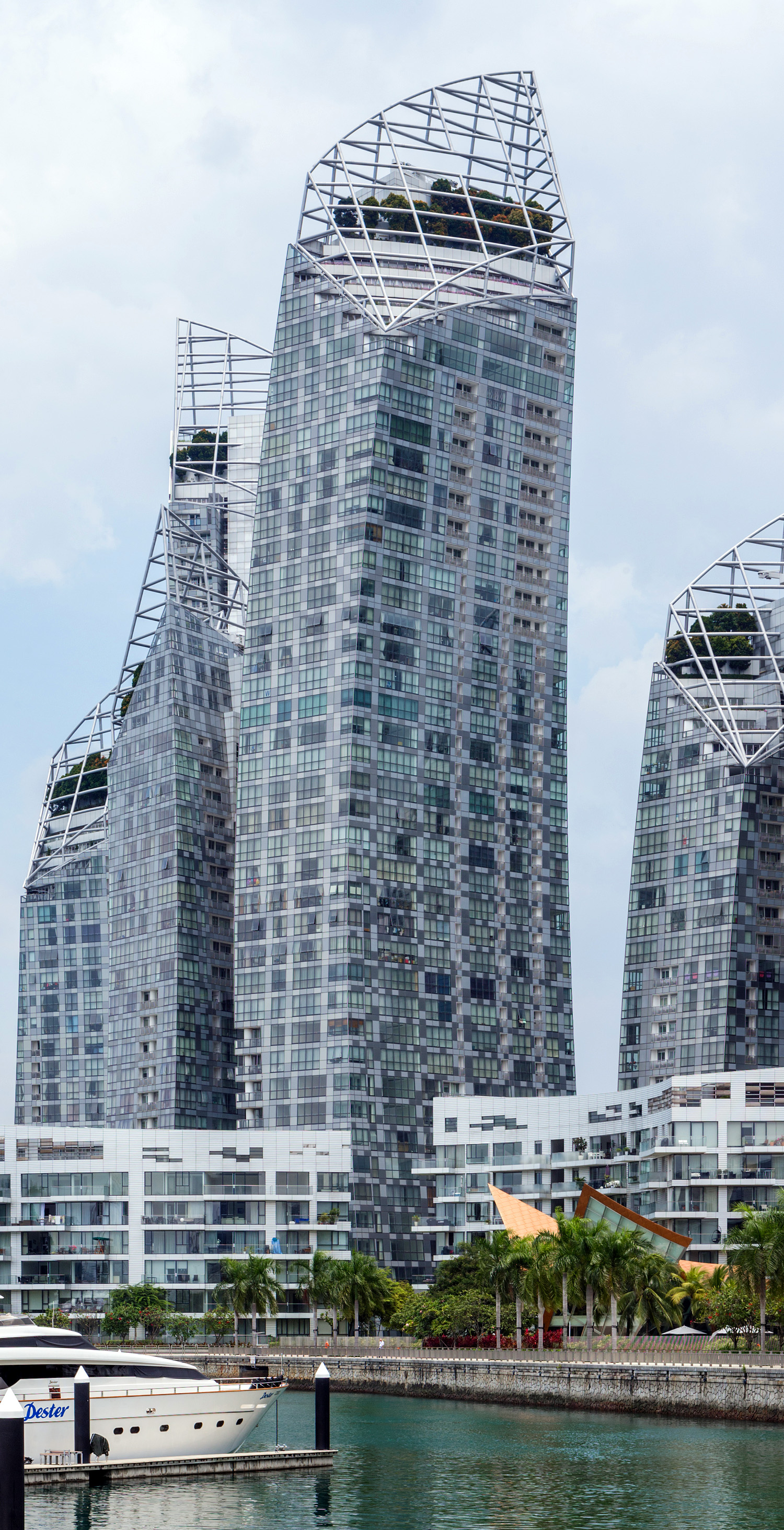 Reflections at Keppel Bay Tower 2B - View from the east 