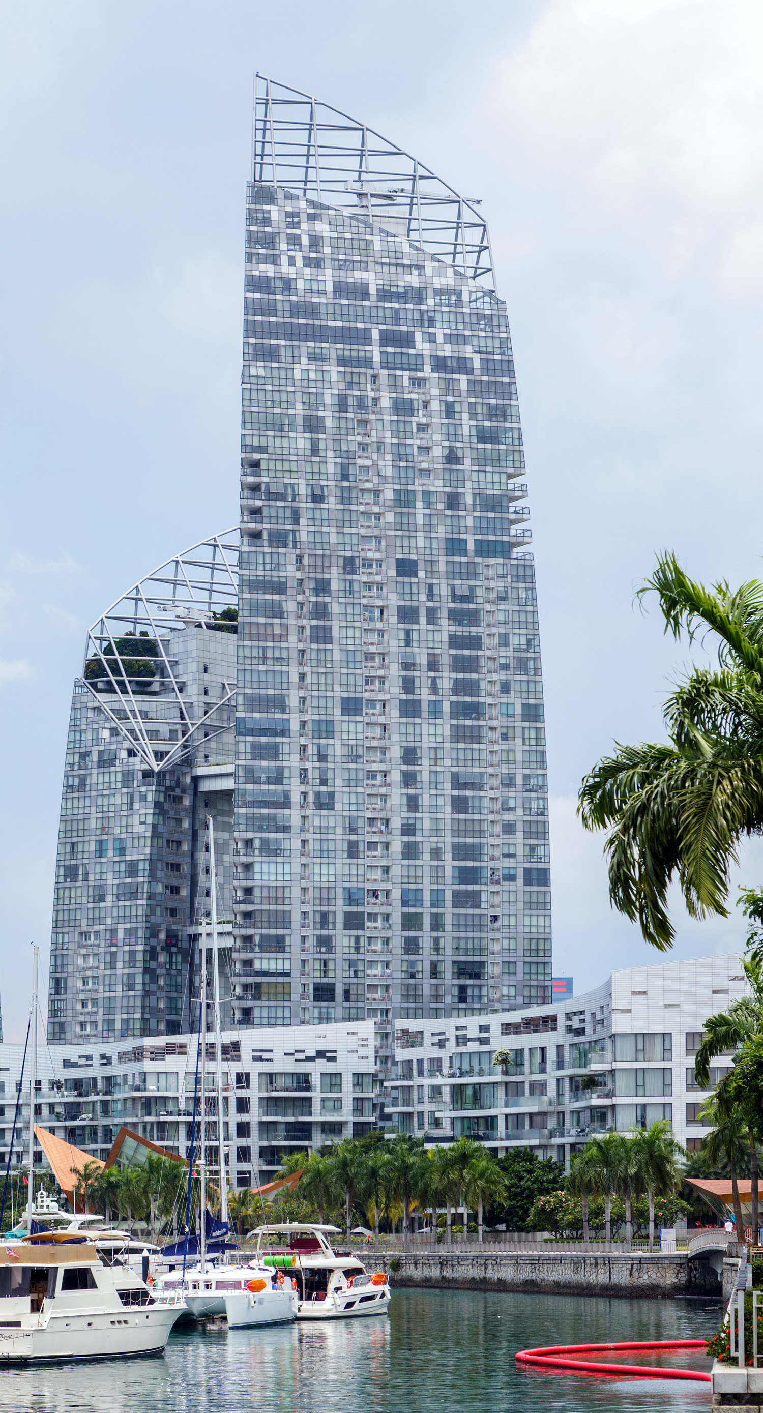 Reflections at Keppel Bay Tower 3B - View from the southeast 
