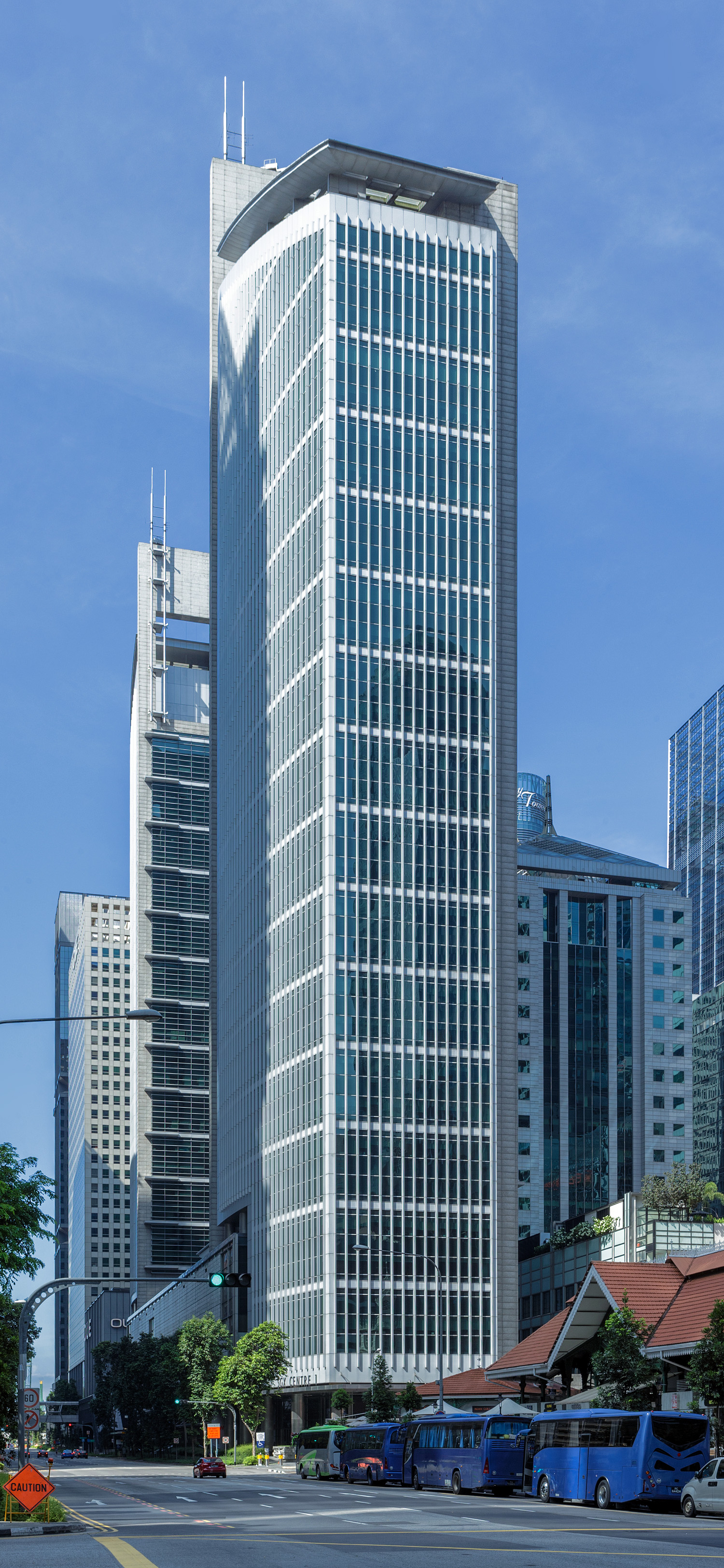 SGX Centre 1 - View from the northeast 