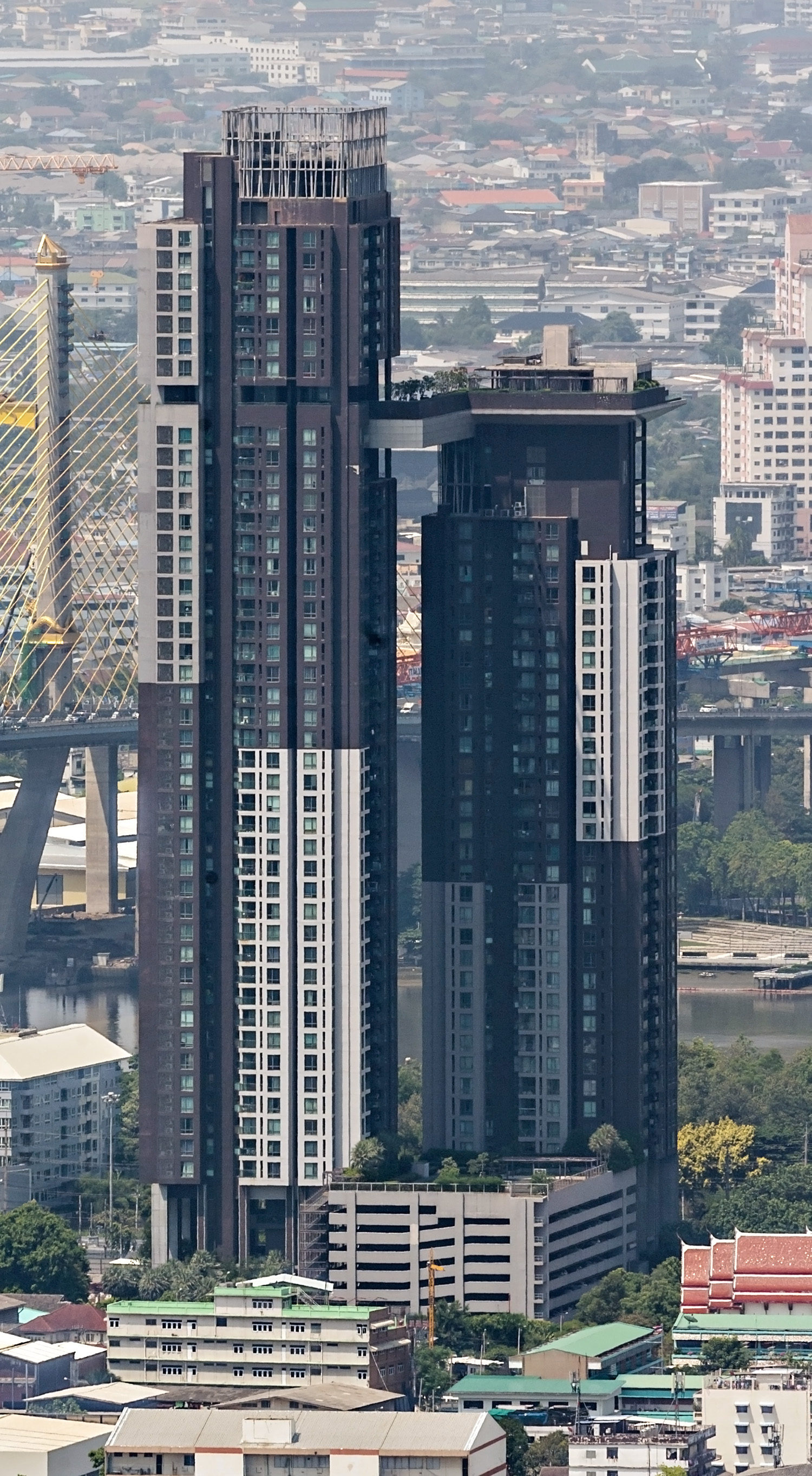 StarView Condo Tower - View from King Power Mahanakhon 