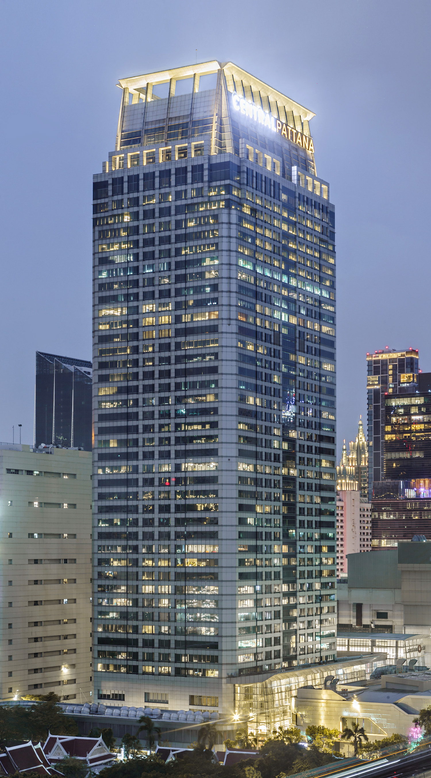 The Offices at CentralWorld - View from Novotel Bangkok on Siam Square 