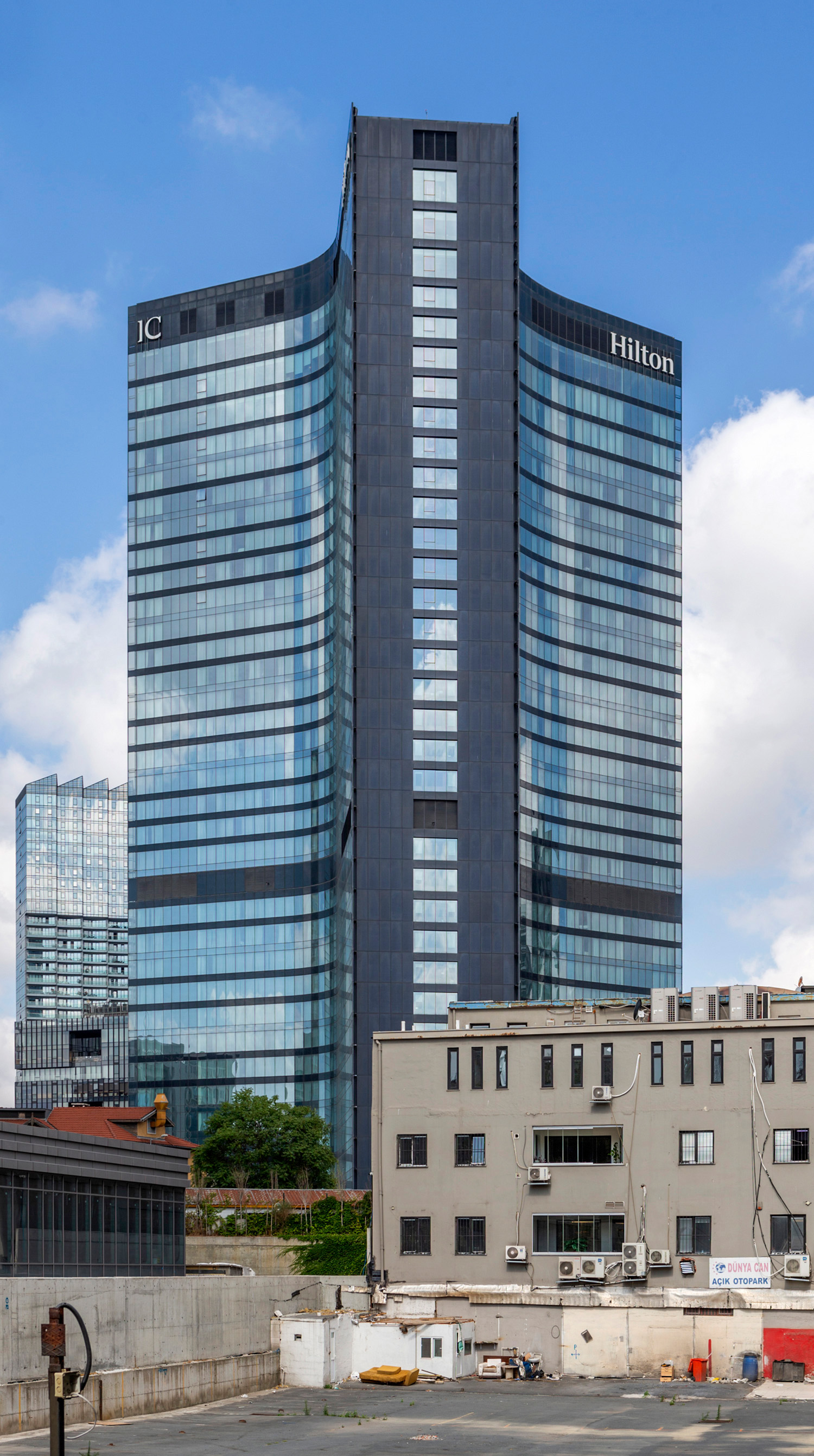 Hilton Istanbul Bomonti Hotel & Conference Center - View from the east 