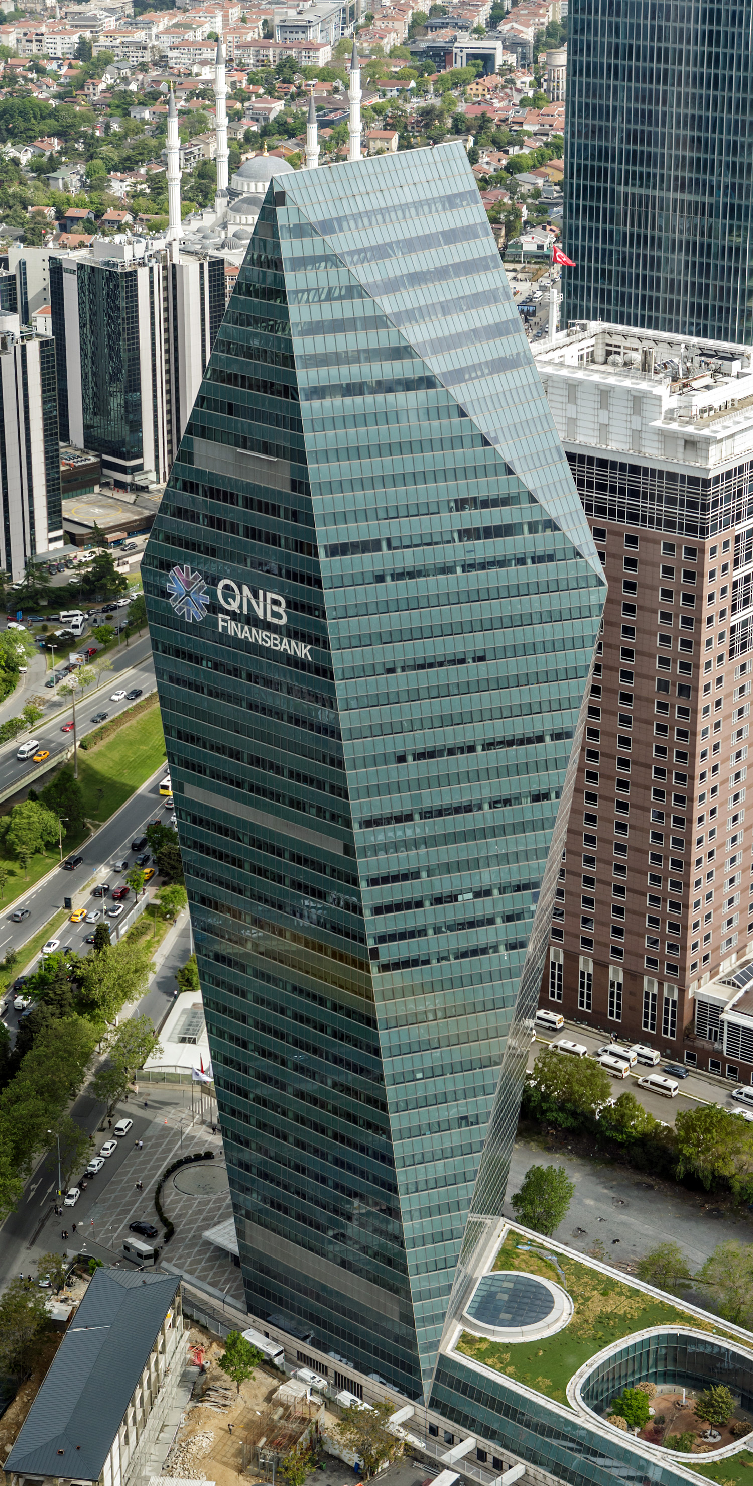 Soyak Kristalkule | Finansbank Headquarters - View from Sapphire Tower 