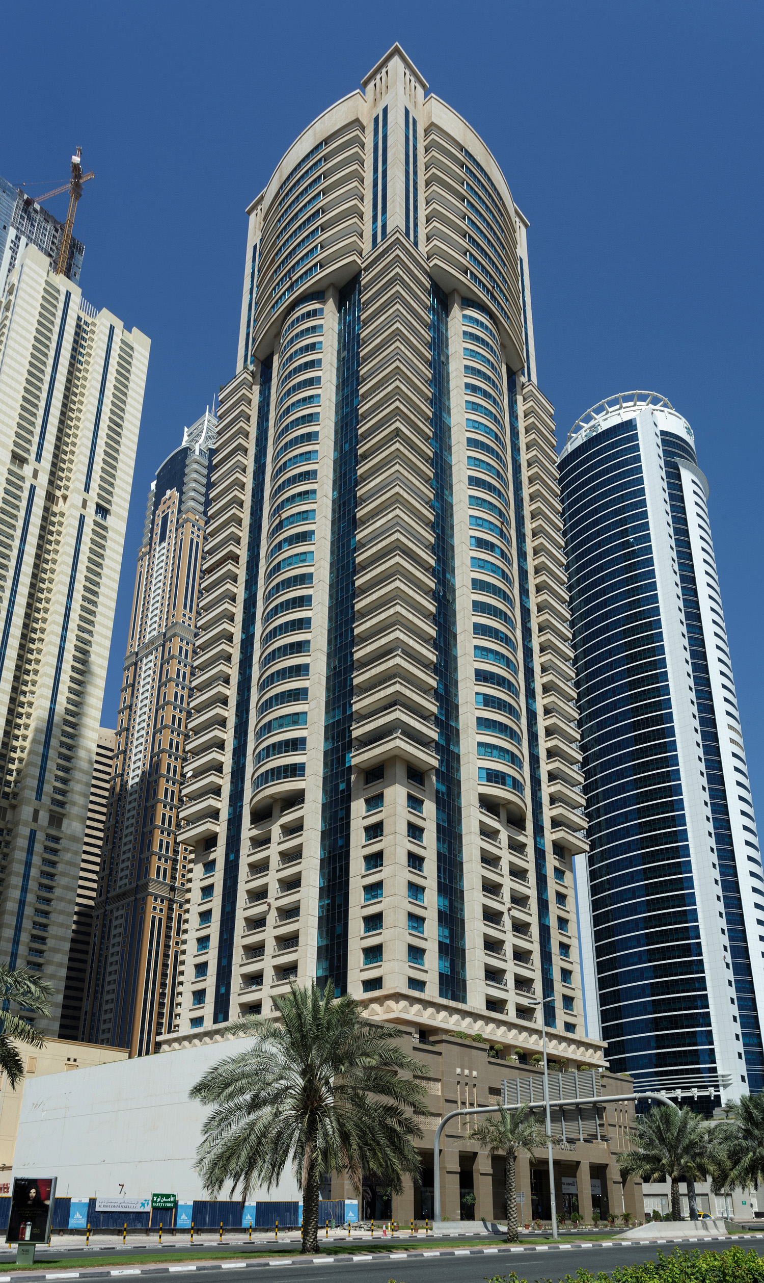 Al Seef Tower - View from the east 