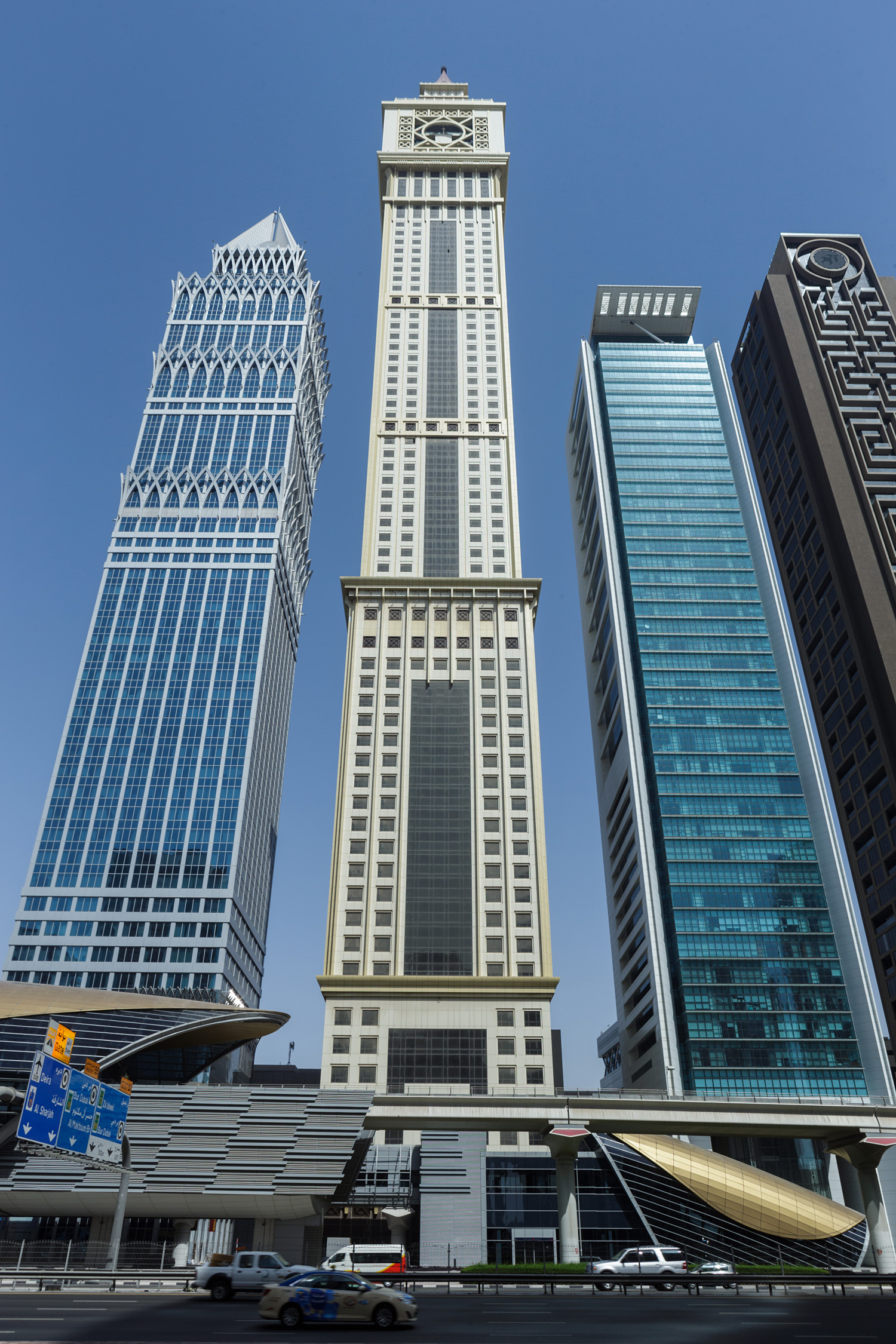 Al Yaqoub Tower - View across Sheikh Zayed Road 