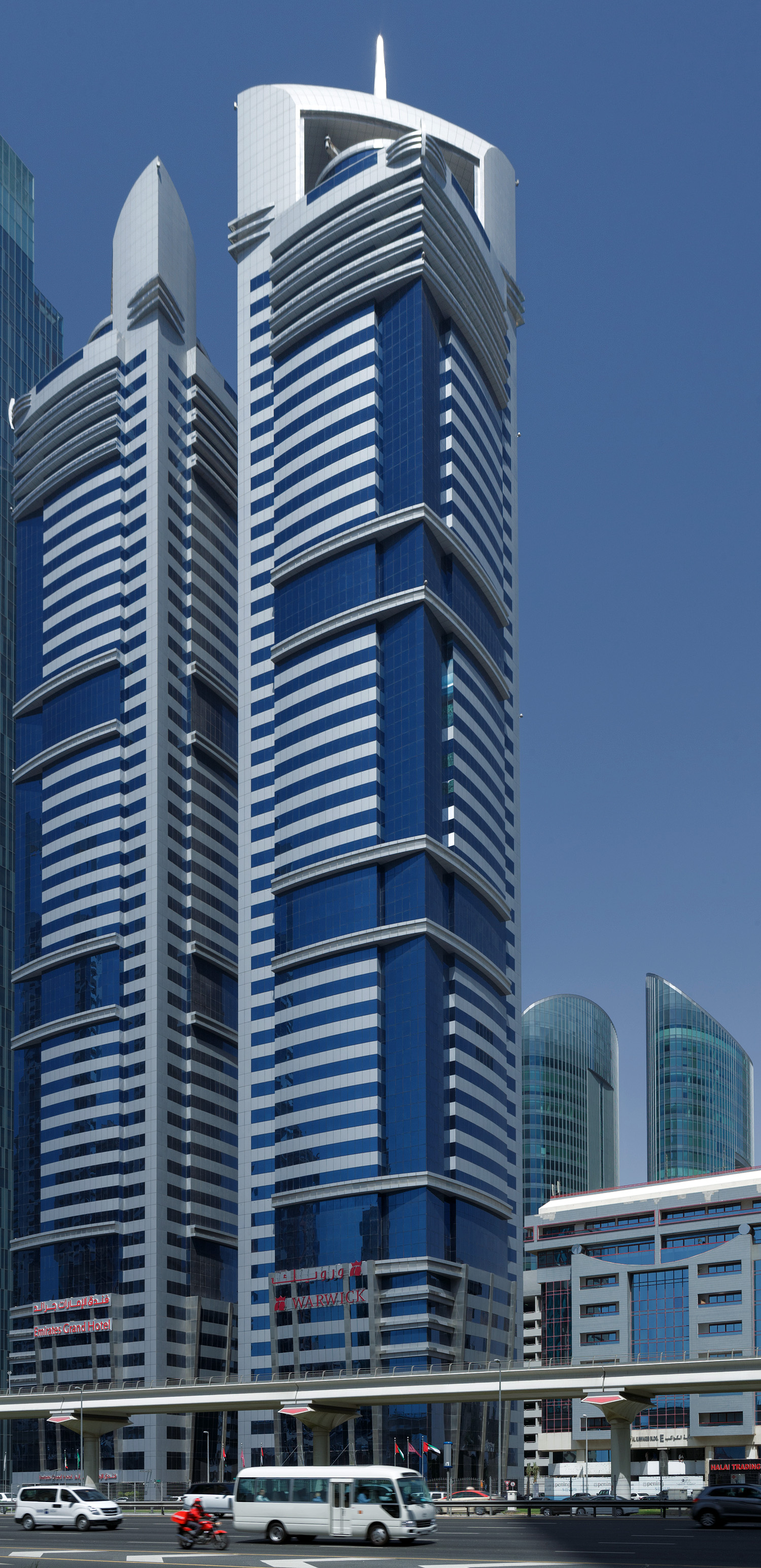 Angsana Suites Tower - View across Sheikh Zayed Road 