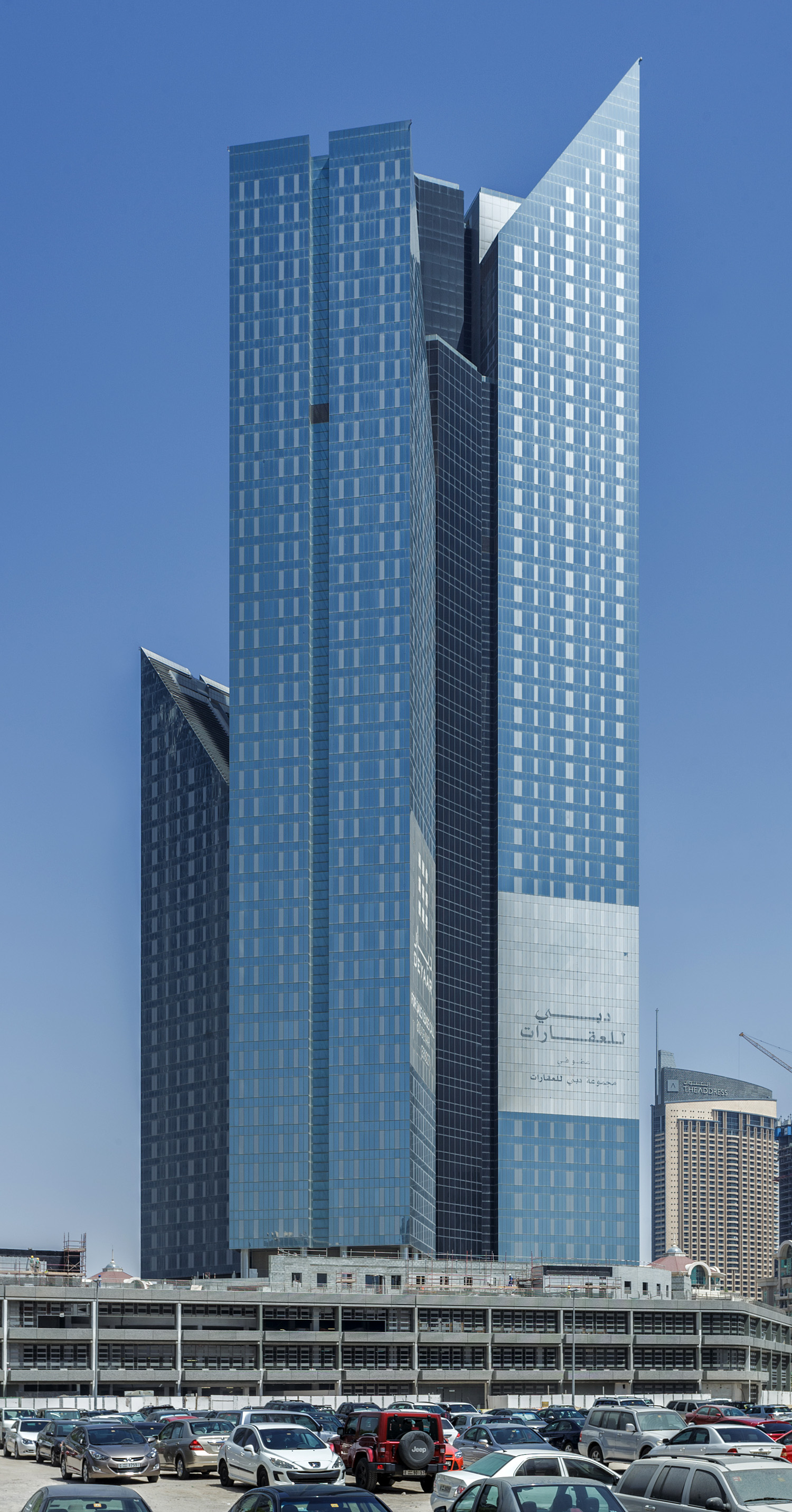 Arady Office Tower - View from the northwest 