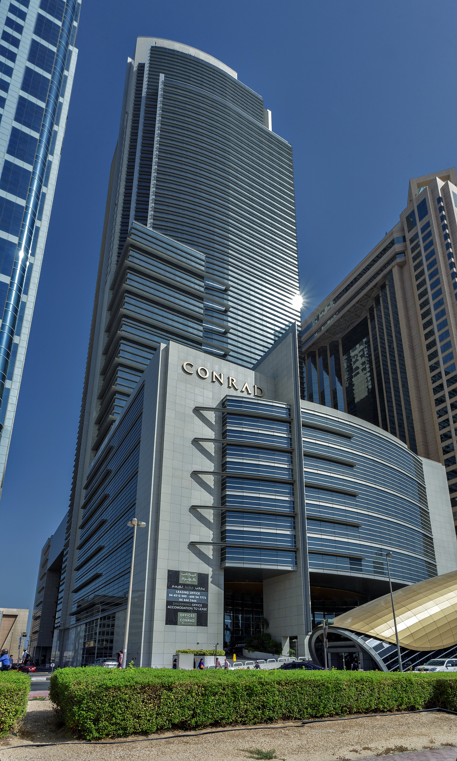 Conrad Dubai - View from the southeast 