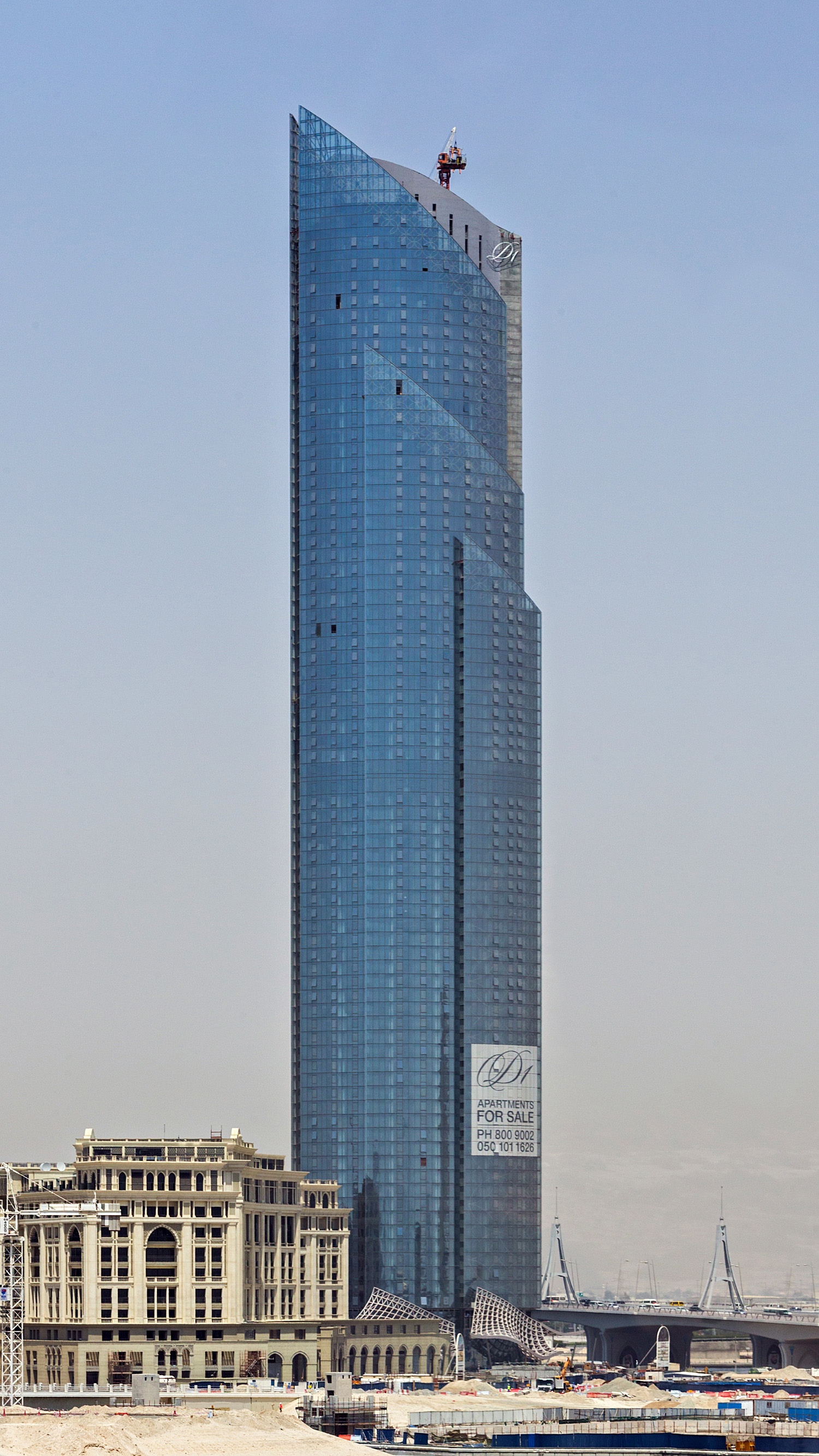 D1 Tower - During construction 