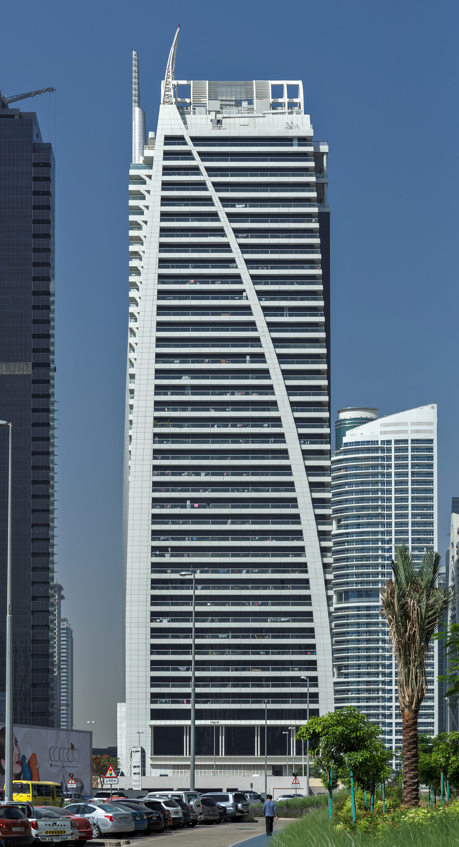 Dubai Arch Tower - View from the northeast 