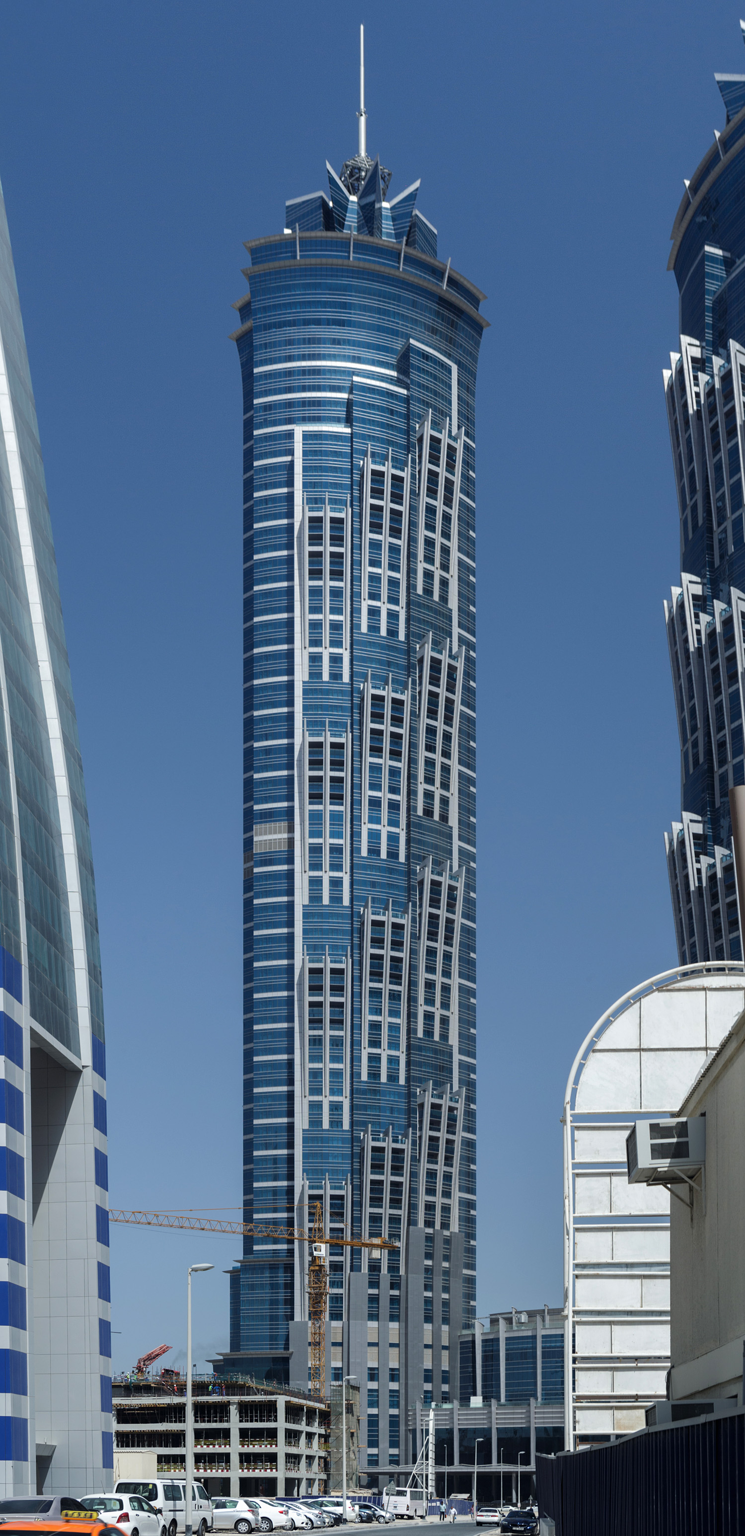 JW Marriott Marquis Hotel Dubai Tower 2 - View from the east 