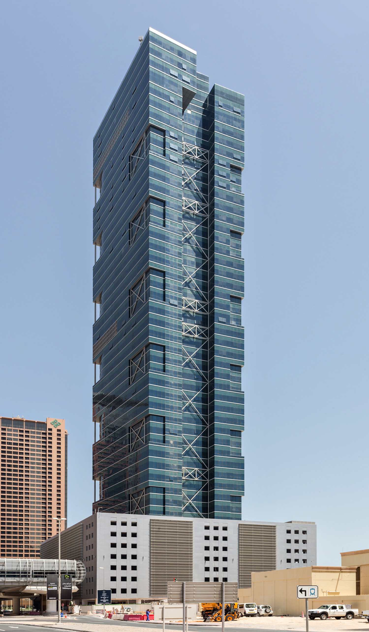 The One Tower - View from the southeast 