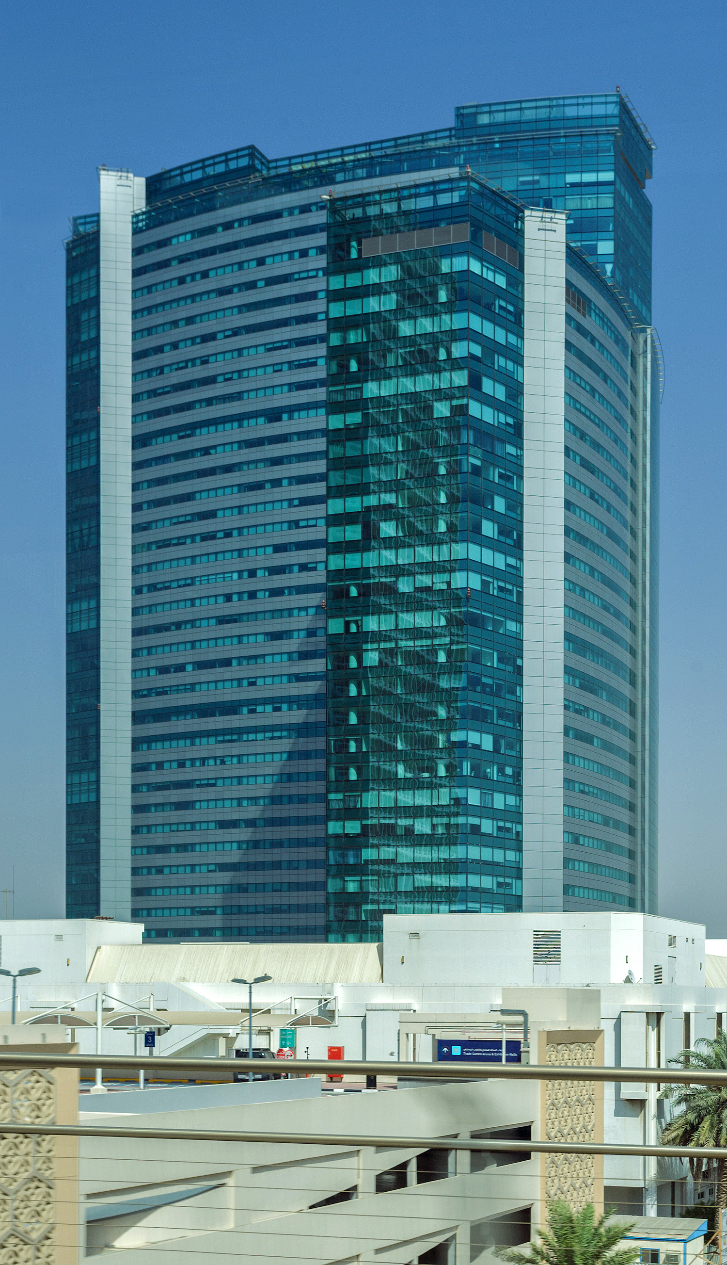 World Trade Center Residences - View from Dubai Metro Red Line 