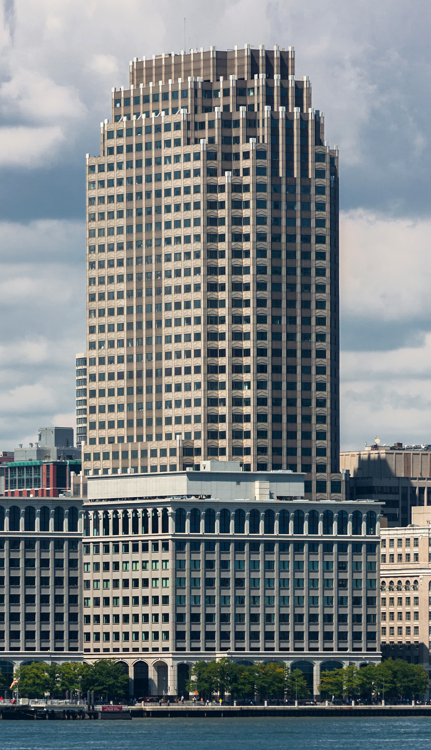 Merrill Lynch Building - View across Hudson River 