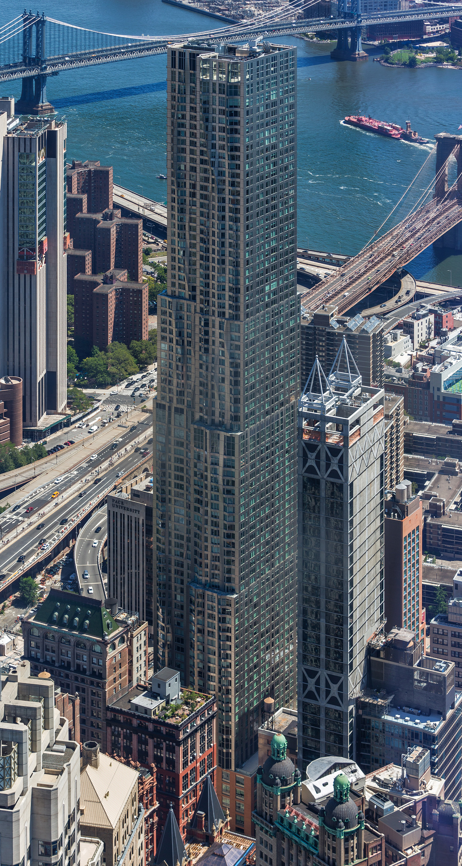 Eight Spruce Street - View from One World Observatory 