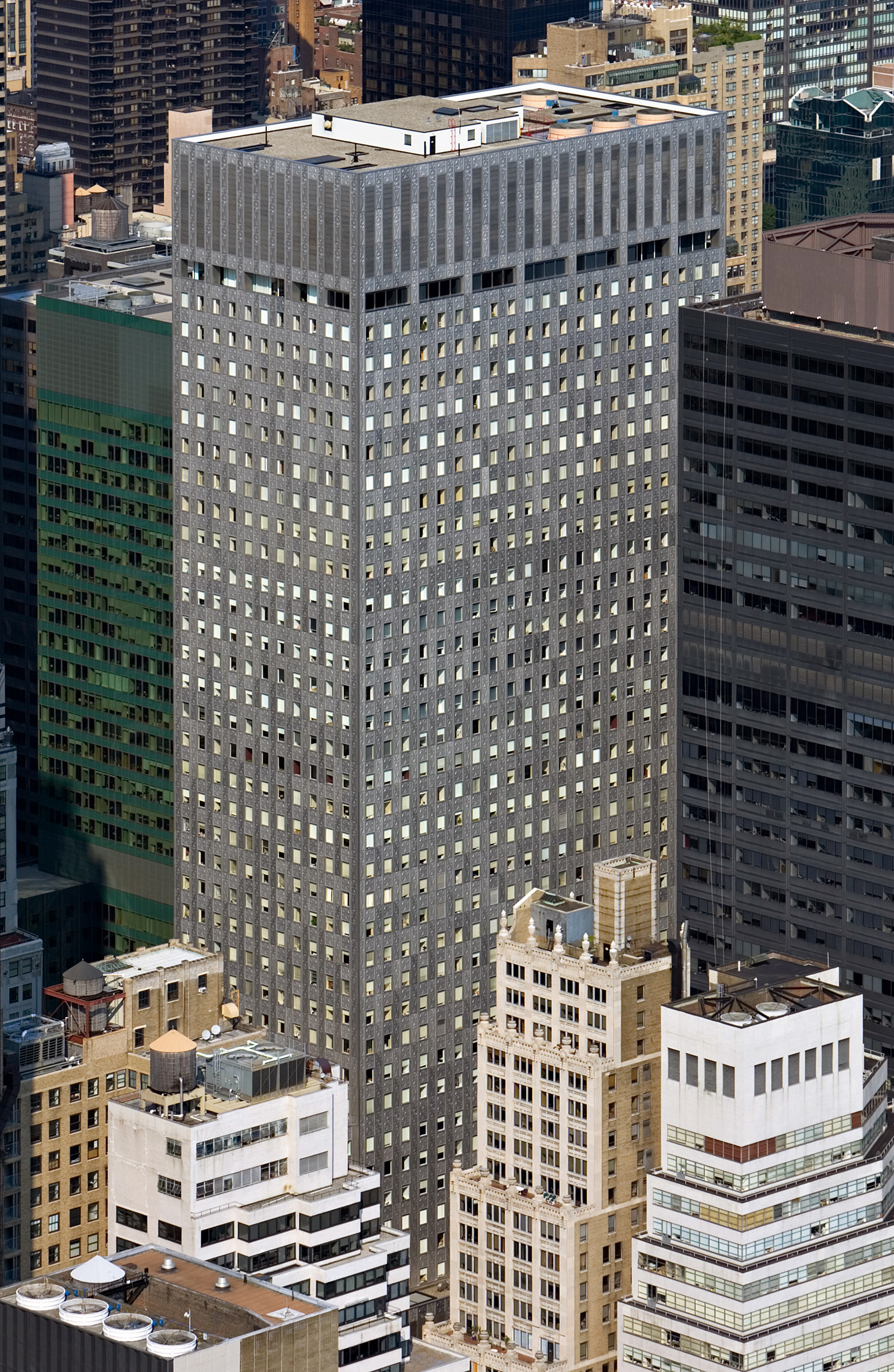 Socony Mobil Building - View from Empire State Building 