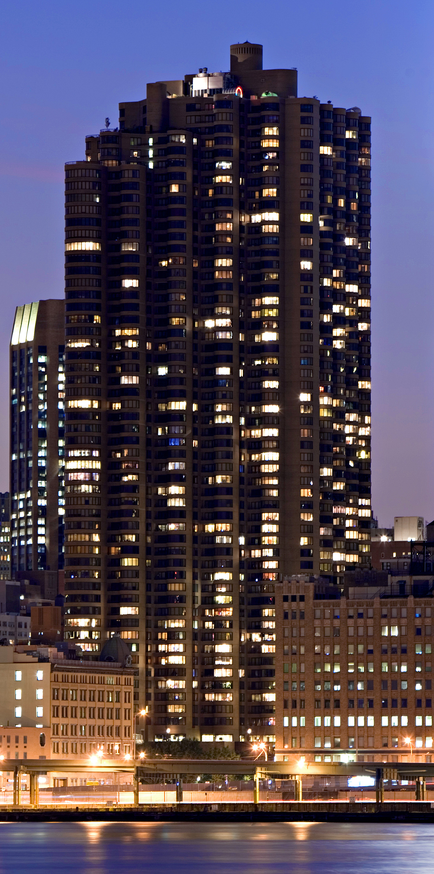 The Corinthian - Night view from Queens 